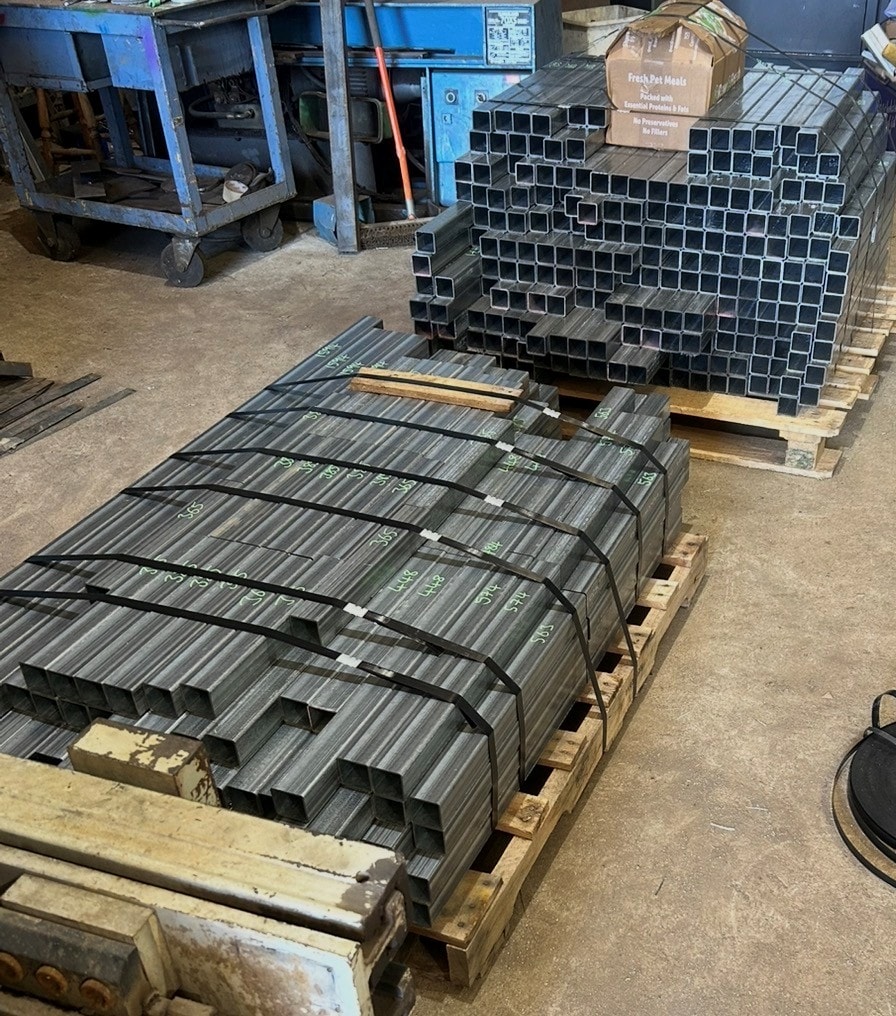 SHS tube cut kits ready for builder